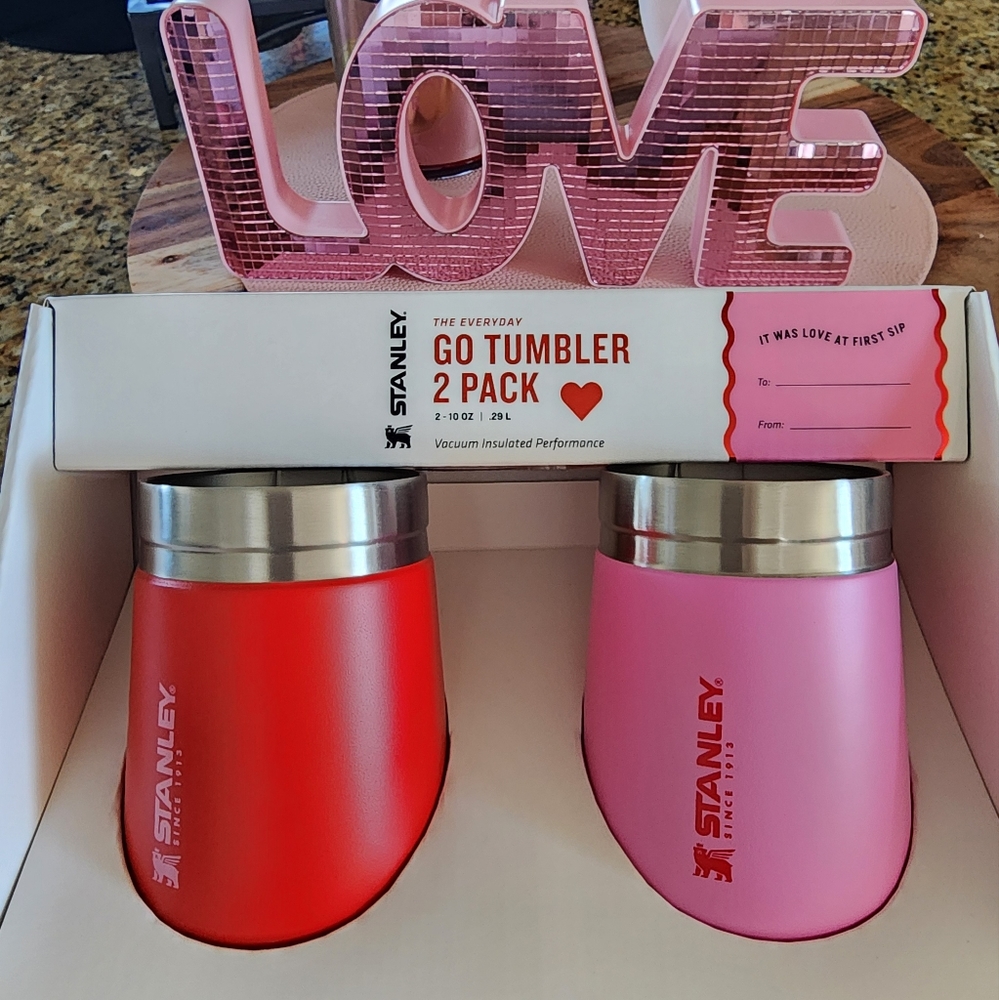Limited Edition Stanley Valentine's Tumblrs 2 pack